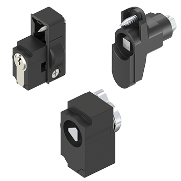 key for insert triangular 8, Zinc die black powder-coated; 1004-04